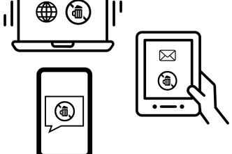 La communication numérique passe par de nombreux instruments et canaux : par ordinateur, tablette ou smartphone, via les mails, texto, internet et applications. 