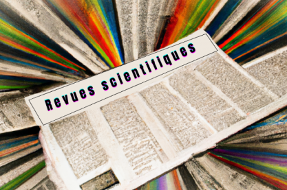 Allégorie des évolutions du système de publication des revues scientifiques avec l’arrivée du mouvement pour la science ouverte. Image créée avec l'aide de DALL-E 2. Allégorie des évolutions du système de publication des revues scientifiques avec l’arrivée du mouvement pour la science ouverte. Image créée avec l'aide de DALL-E 2.